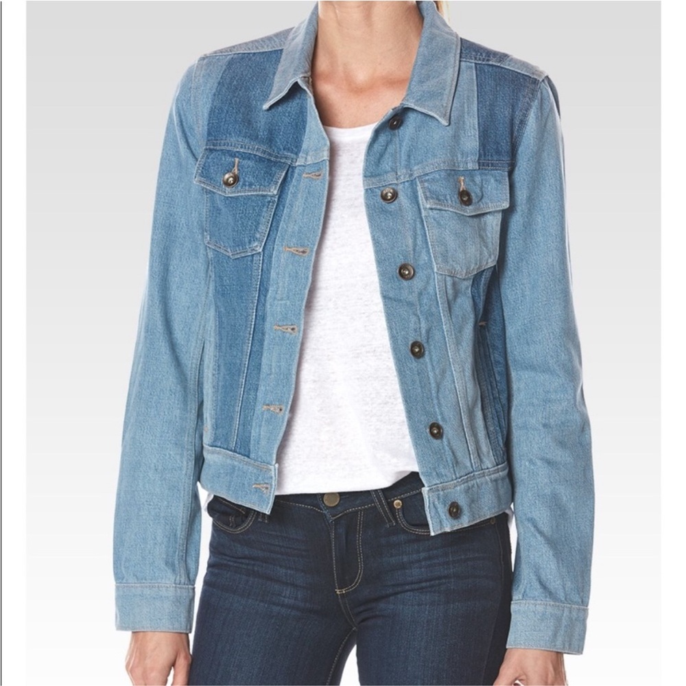 Paige Rowan Patchwork Denim Jacket - image 1